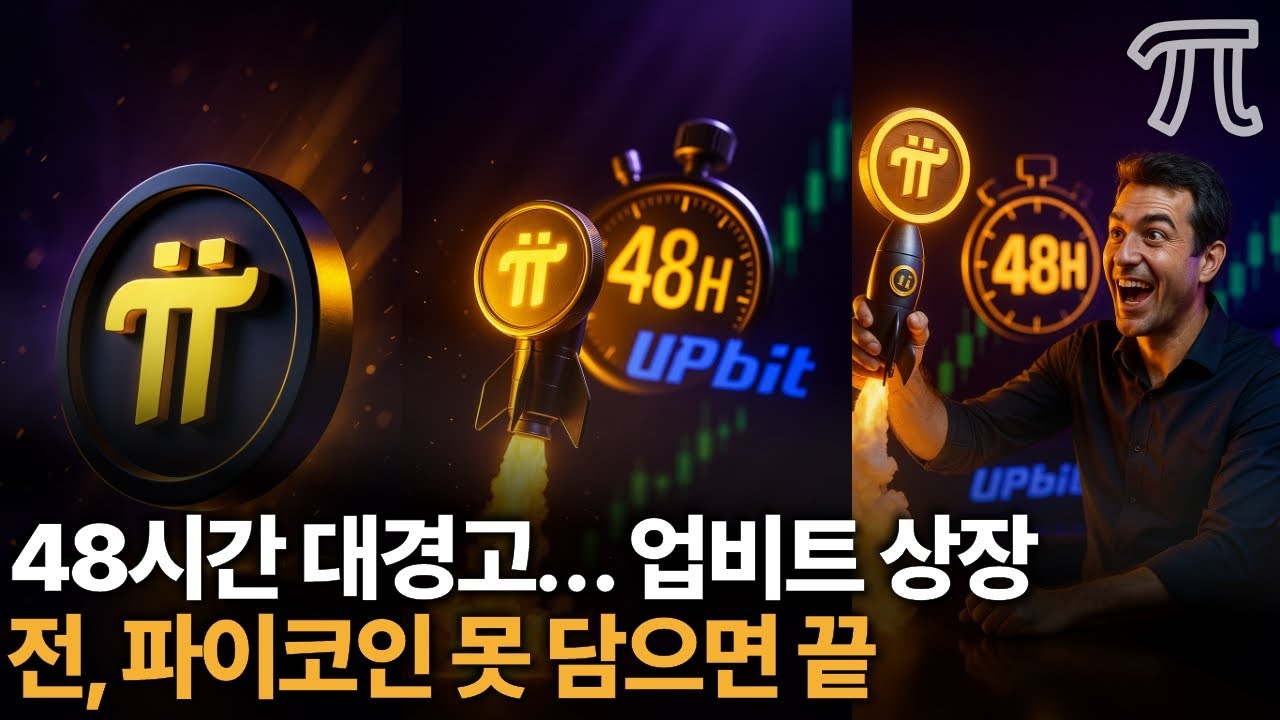 긴급속보 파이코인 48시간의 비밀: 업비트 상장? 놓치면 끝 - YouTube