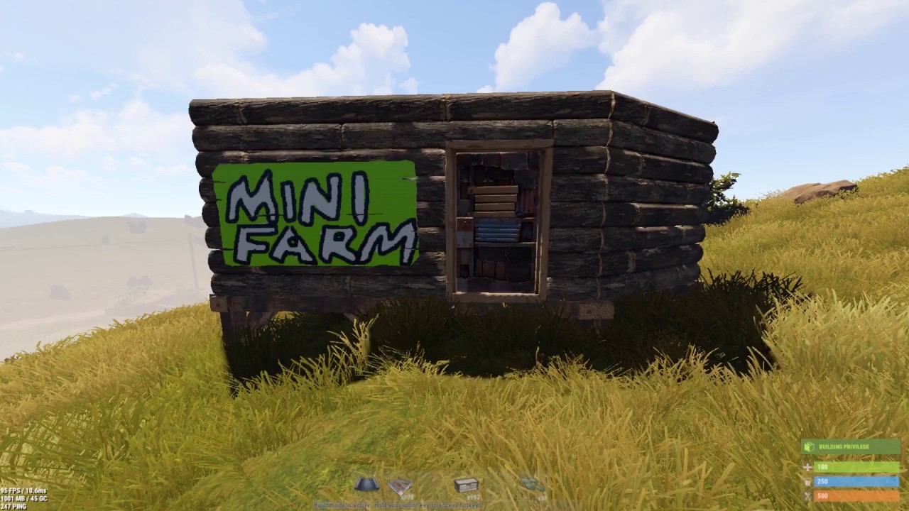 RUST - Mini Farm Base v1 - YouTube