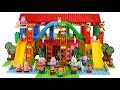 Peppa Pig Blocks Mega House Building Playset With Masha And The Bear LEGO Creations Toys Sets #7