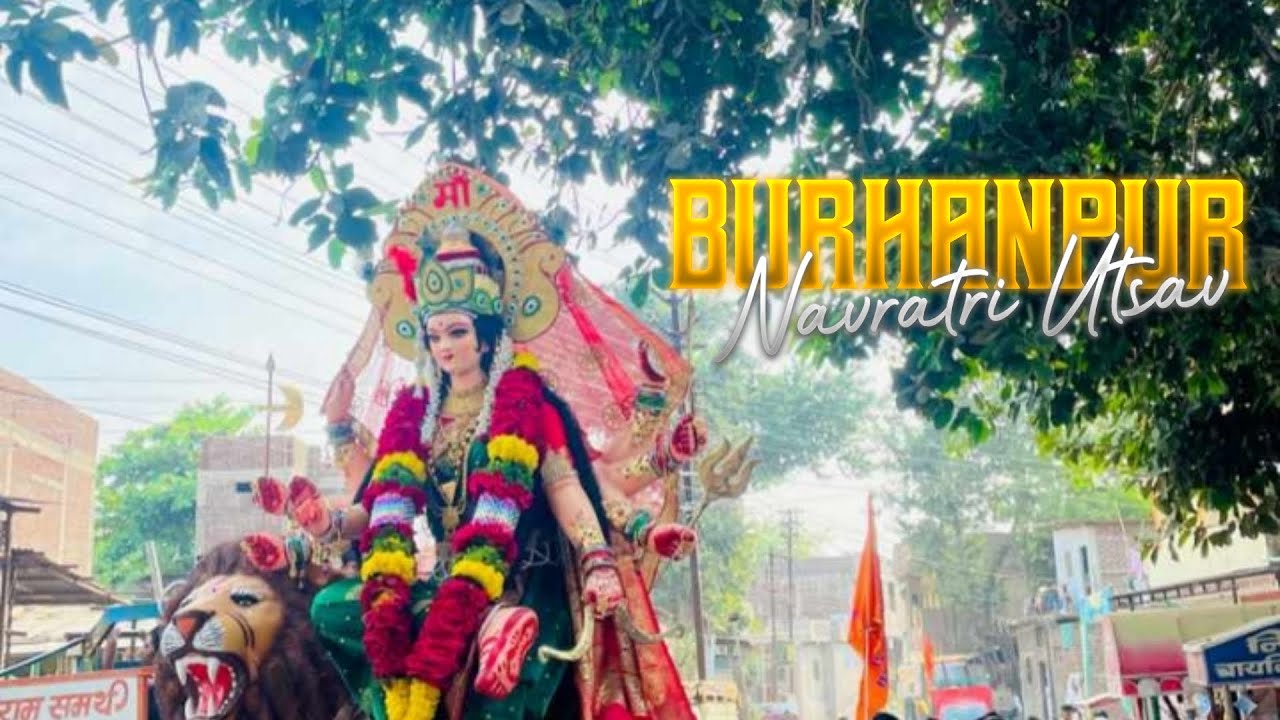 Burhanpur Navratri Utsav 💗🙏🏻 || full Vlog - #2 | #burhanpur #navratri #hanumanji #jayshreeram