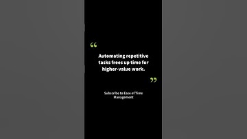 Automating repetitive tasks frees up time #easeoftimemanagement #productivityhacks #freetime #shorts