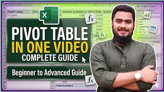 Pivot Table in one video | Excel Bangla Full Tutorial | Beginner to Advanced