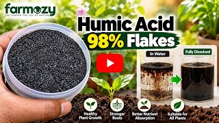 Humic Acid Flakes 98% | Activated Humax Pro | For Plants & Home Garden | Farmozy #humicacid #humic 