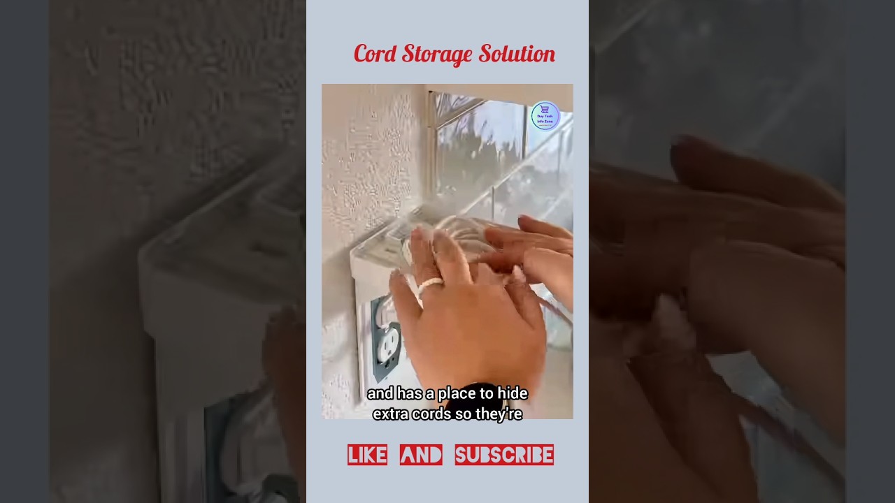 Revamp Your Space: The Ultimate Space Saver Cord Storage Solution for Bulky Plugs