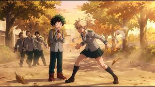 What if Fem Bakugo fall in love with Deku and she protects him from bullies