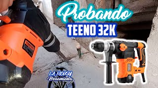 Probando El Rotomartillo, Taladro Y Cincelador Teeno 32K Puro Power Amigos