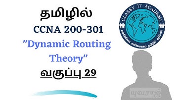 தமிழில் Free CCNA 200-301 Full Course in Tamil Day 29 Dynamic Routing Theory Classy IT Academy