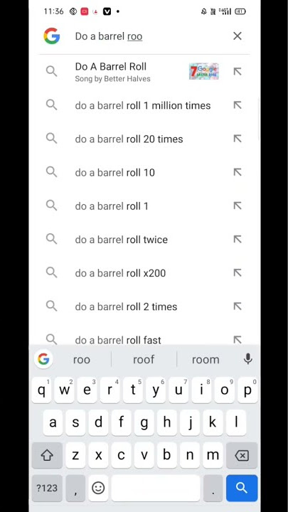 Search:- 😯Do a barrel roll on Google and see the result😲/#shortsvideo #google