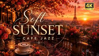 Soft Sunset Cafe Jazz ☕ Paris Evening by the Eiffel Tower screenshot 2