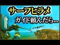 遠浅サーフでヒラメ釣り！ガイドしてもらうとロッドが…