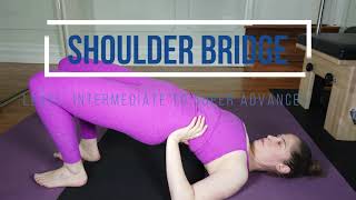 Mat Pilates - Intermediate to Super Advanced Exercise - Shoulder Bridge