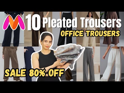 Myntra Trousers Haul 💗 | Affordable Must Have High Waisted Trousers 😱 | Veronica Lifestyle |