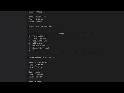 Python Project Demo: Philips Hue Light Notification Alarm