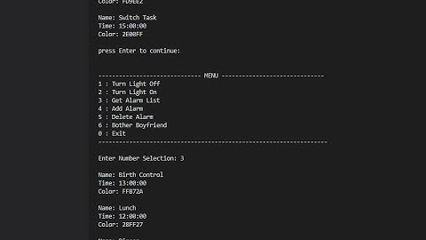 Python Project Demo: Philips Hue Light Notification Alarm
