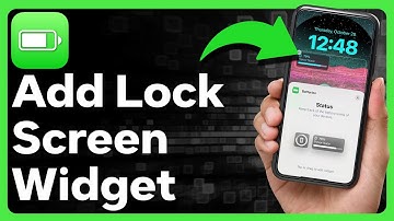 How To Add Battery Widget To iPhone Lock Screen