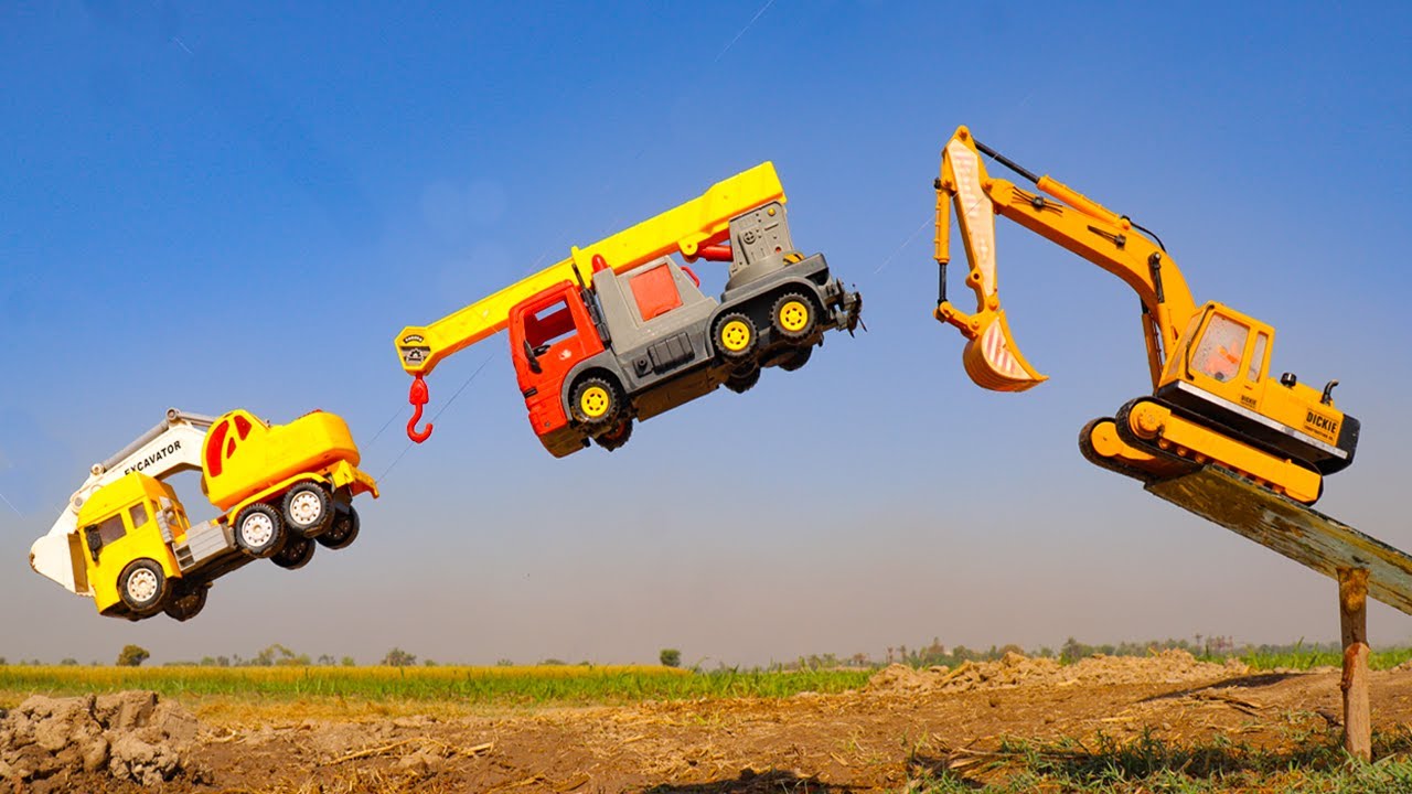 Jump River Tata Tipper Sonalika Tractor Bus Volvo Truck Crane