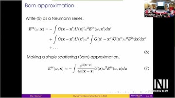 RNT | Dr. Francis Watson | Dynamic Reconstructions in Synthetic Aperture Radar