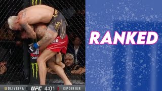Ranking Charles Oliveira's UFC Submission Wins in Order of Finesse