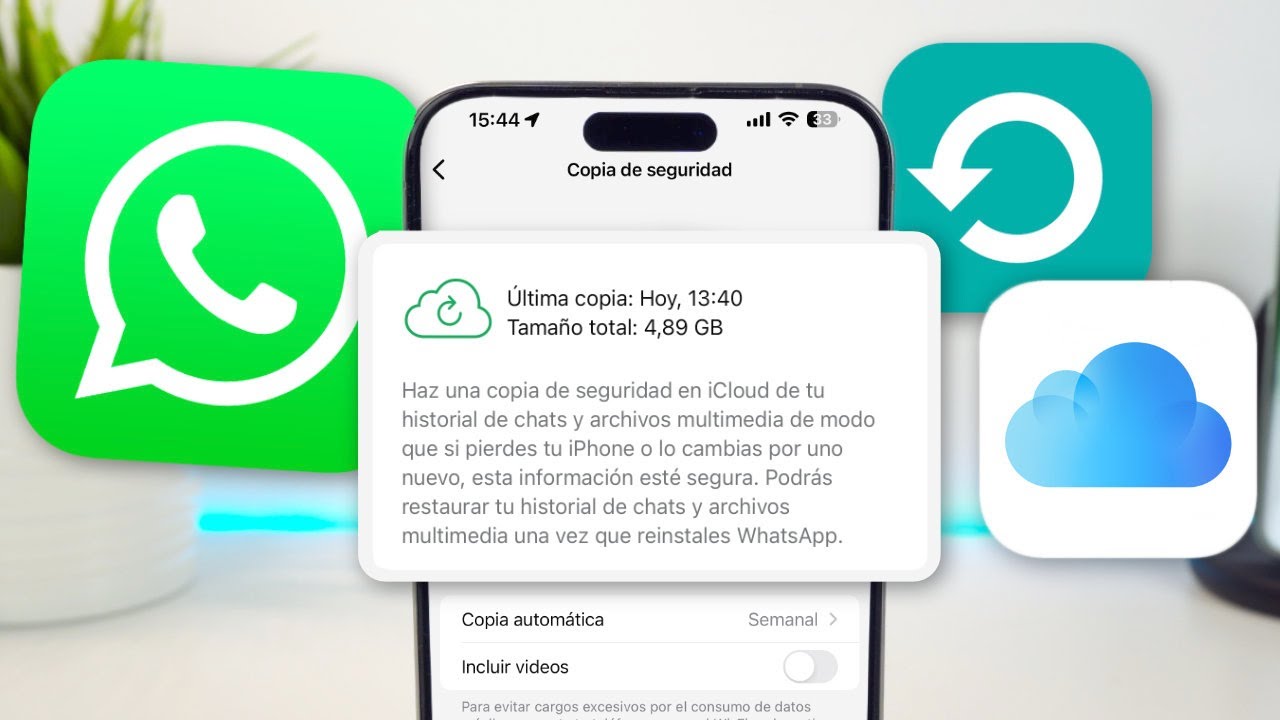 Copia de SEGURIDAD de WhatsApp en iPhone, hazla CORRECTAMENTE - YouTube