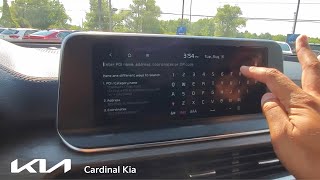 CK - 2022 Kia Telluride - How To Input A Destination Into Your Navigation!