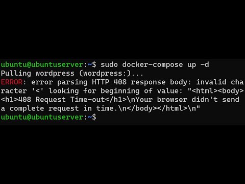 Fix HTTP 408 Response Error in Docker (Linux,Unraid...)