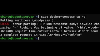 Fix HTTP 408 Response Error in Docker (Linux,Unraid...)