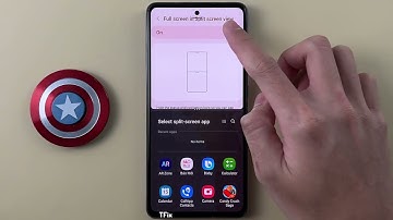 How to hide the navigation bar and status bar when in split screen mode on Samsung A52 Android 13