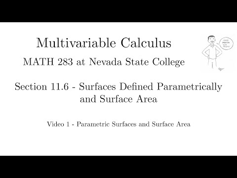 11.6-1 - Parametric Surfaces and Surface Area