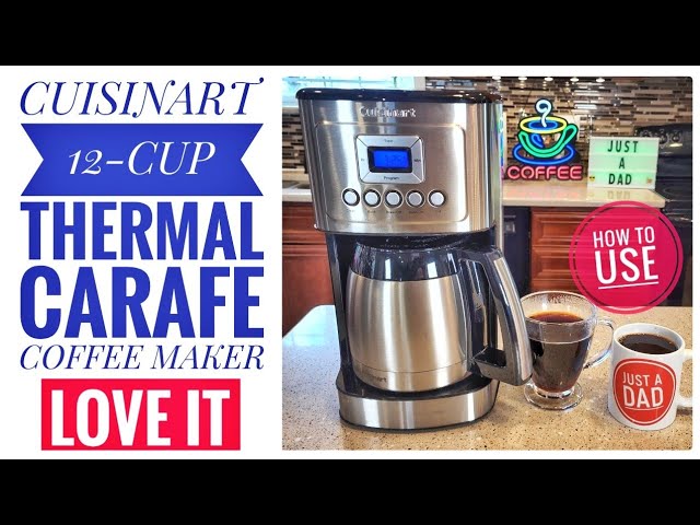 REVIEW Cuisinart DCC-3400 Thermal Carafe 12 Cup Programmable Coffee Maker  Beep On / Off Feature 