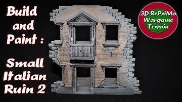 Tutorial:Build & Paint 1/72 small Italian ruin 2/Painting Guide/Bemalung italienische Hausruine(WW2)