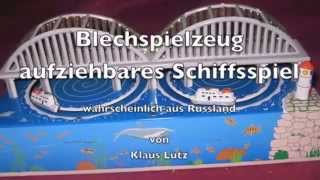 Blechspielzeug Aufziehspielzeug mit Schiffen screenshot 5