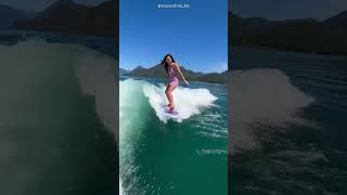 Surfing In Style Wearing A Dress And Heels! 🏄🏻‍♀️