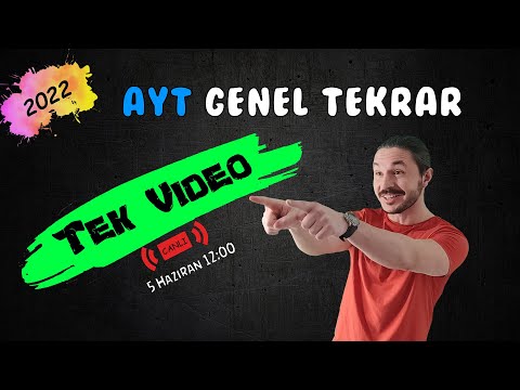 AYT COĞRAFYA GENEL TEKRAR FULL TEKRAR Tek video PDF