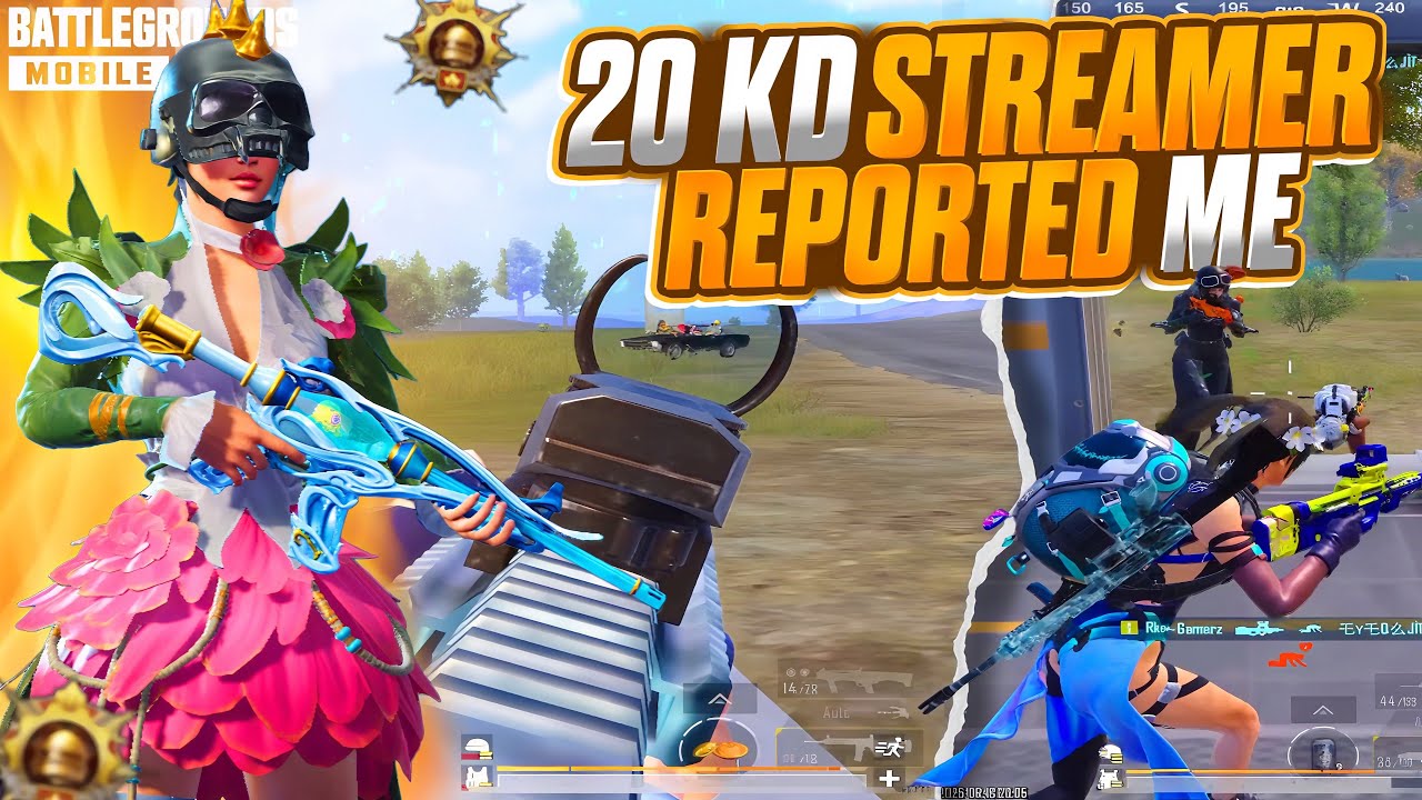 Rk Gamerz in Top 300 Pro Conqueror Lobby 🔥 Intense 1v4 Pure Solo vs ...