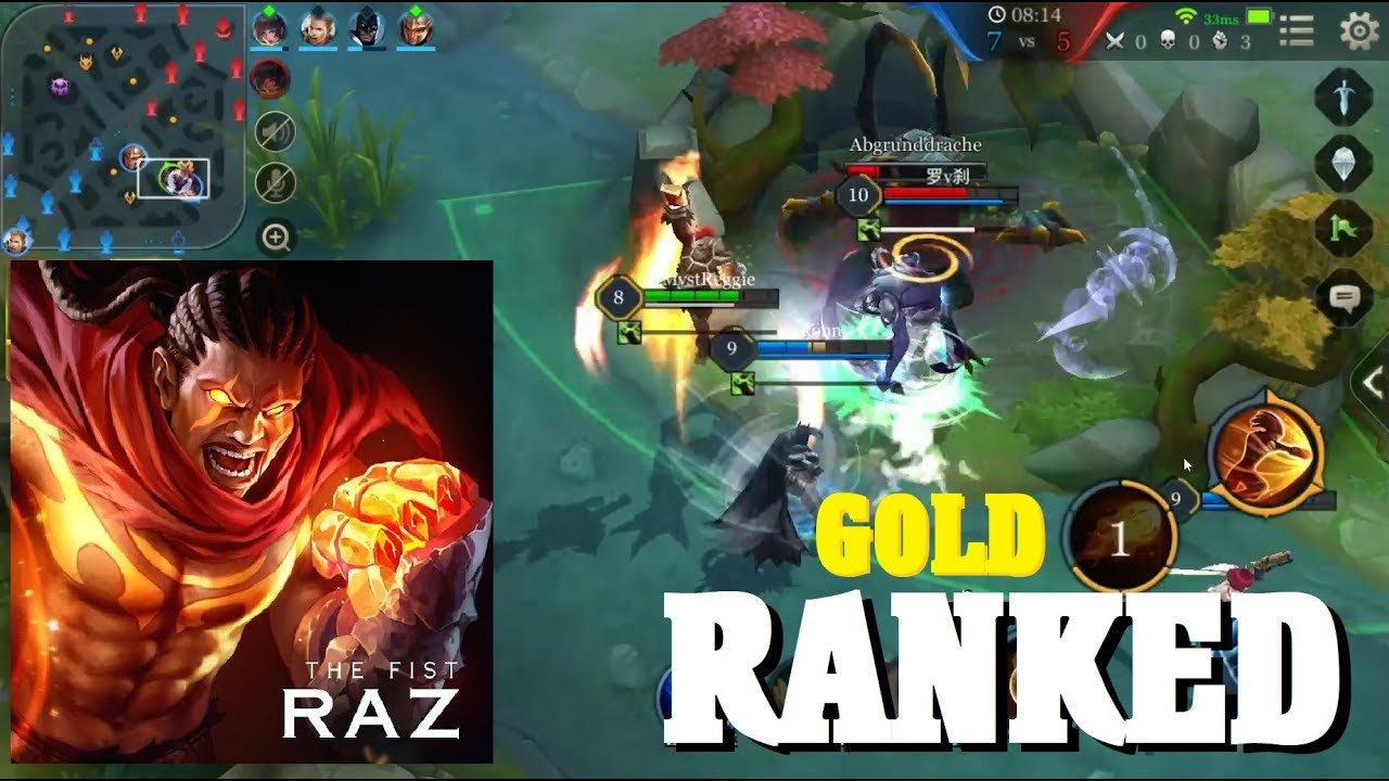 Arena of Valor 👾 RANKED 10 Platinum 🏆 Raz YouTube