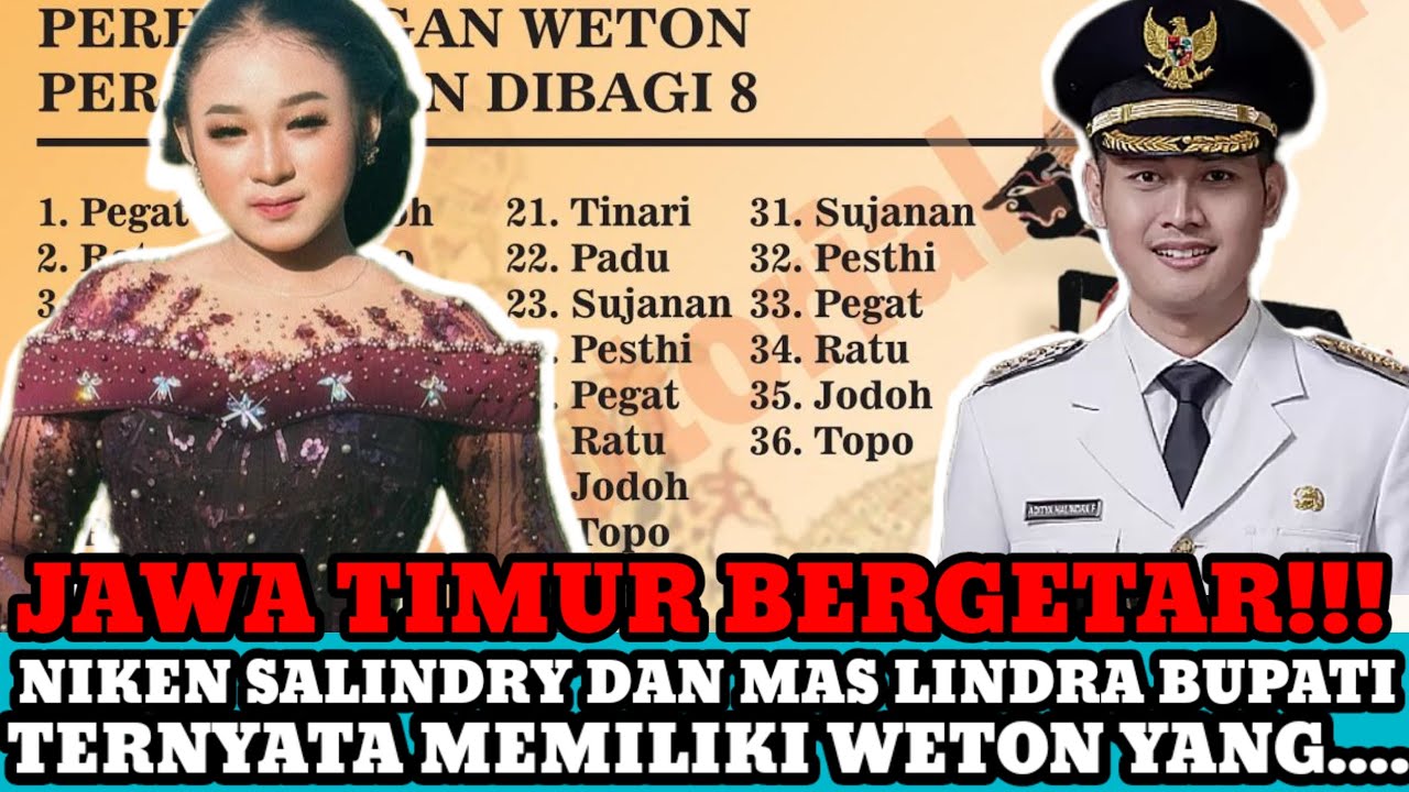 TERBONGKAR WETON NIKEN SALINDRY DAN MAS LINDRA ‼️BIKIN HEBOH WARGANET