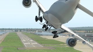 Pilot Opened Landing Gear At Last Second On His First Flight [Xp 11]