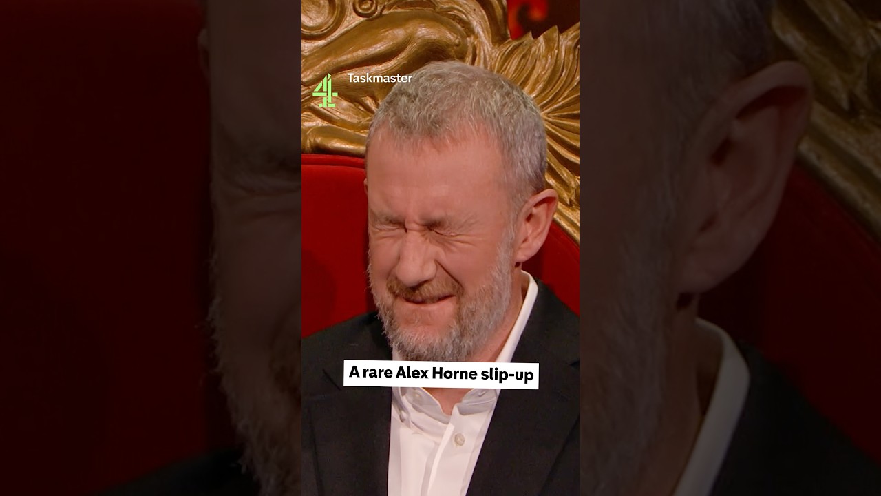 You rarely see Alex Horne slip up like this… #Taskmaster