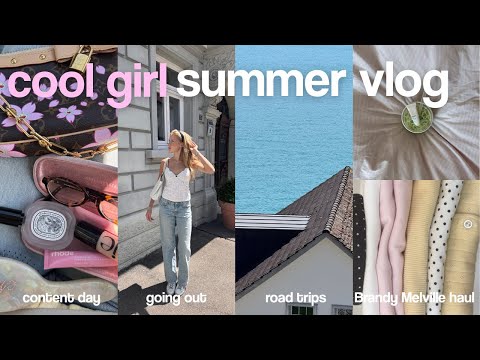 cool girl summer vlog (zurich,new golden goose)