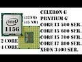 Помощь по выбору процессора на сокет 1156, обзор всех серий Xeon 3400, i7, i5, i3, Pentium, Celeron