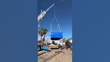 New build headed to its new home! #containerpool #shippingcontainers #pools #fiberglasspool