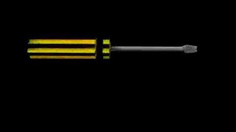 3d model screwdriver