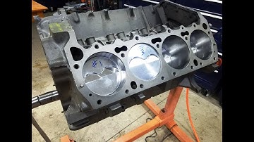 440 MOPAR Big Block Engine Building - Setting Crank End Play & File To Fit Piston Rings