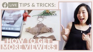 Facebook Live Tips & Tricks: HOW TO GET MORE VIEWERS
