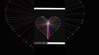 🐢 Python Turtle Se Amazing Colorful Heart ❤️✨ | Python Coding #Shorts #coding #viral