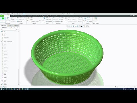 Video Hướng Dẫn Vẽ Rổ Nhựa Trong Creo - youtube