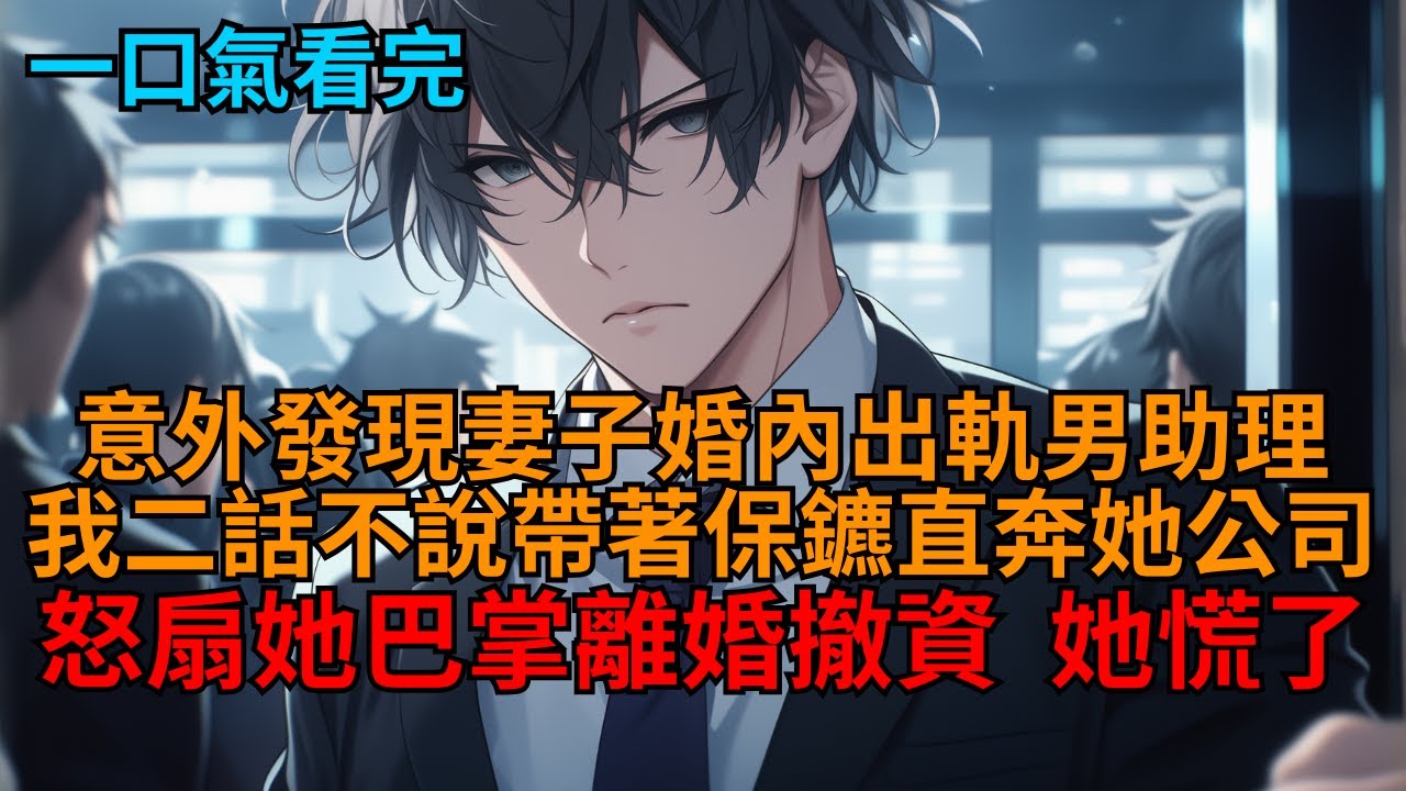 【爽文】發現妻子出軌男助理，我二話不說帶著保鑣直奔她公司，一巴掌就打她臉上離婚撤資，將男助理扔去海裡餵魚後，她徹底慌了。   