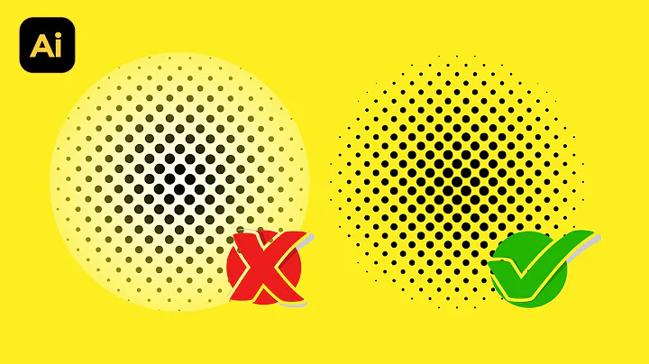 Easy How to Make Clean Halftone | Adobe Illustrator Tutorials