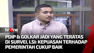 Saling Kejar Elektabilitas di Survei LSI, PDIP dan Golkar Masih Favorit | Apa Kabar Indonesia Pagi