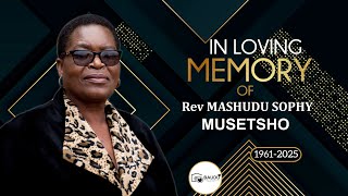 MEMORIAL SERVICE OF REV M.S MUSETSHO